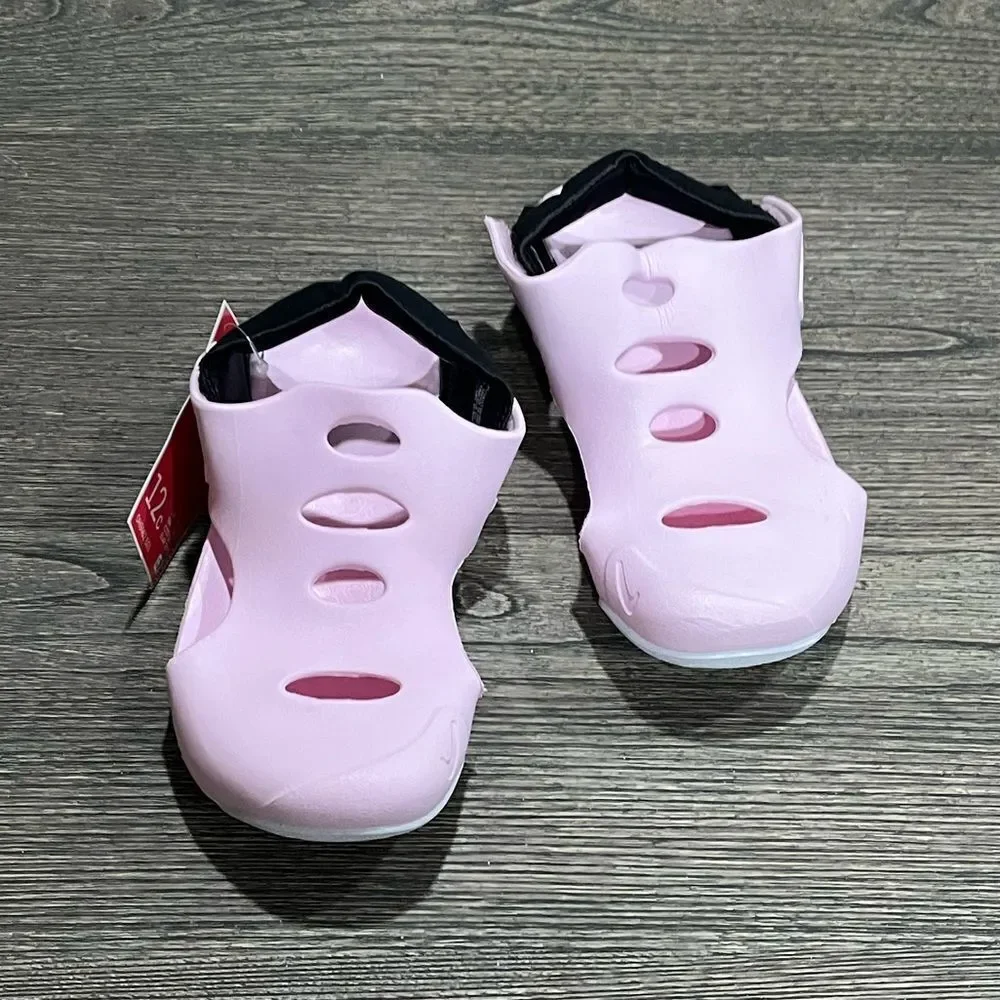 NWT Nike Sunray Protect 3 Toddler Sandals Pink White Black Size 12C DH9465-001